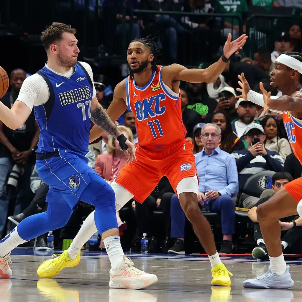 Dallas mavericks vs okc thunder match player stats