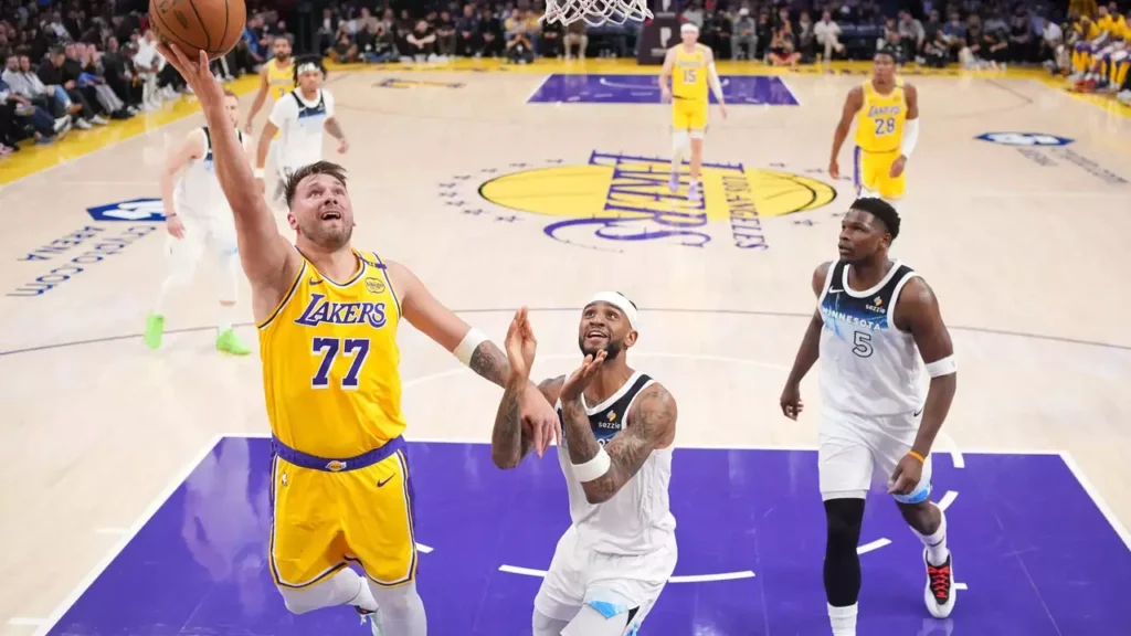 Lakers vs timberwolves match player stats