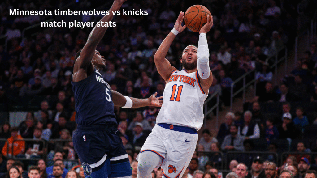 Minnesota timberwolves vs knicks match player stats