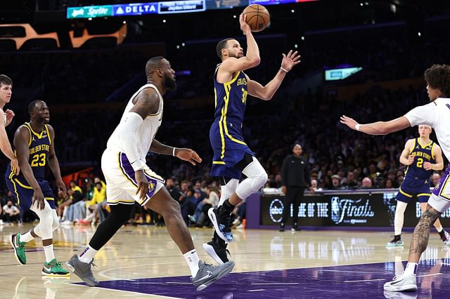 Golden state warriors vs lakers stats
